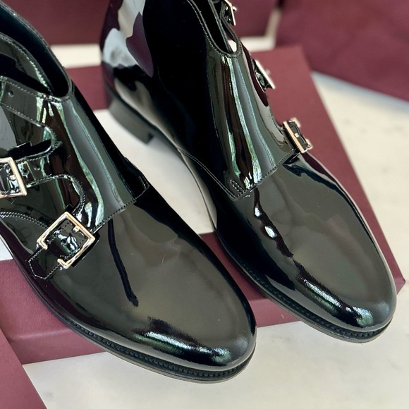 HAND CRAFTED IN UK_WEARABLE ART! Rare Patent Leather John Lobb Willow! - Picture 3 of 16